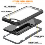 Wholesale iPhone SE2020 / 8 / 7 / 6S Clear Dual Defense Case (Gray)